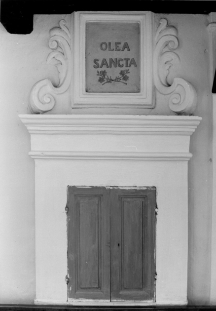 tabernacolo murale, serie - bottega toscana (sec. XIX)