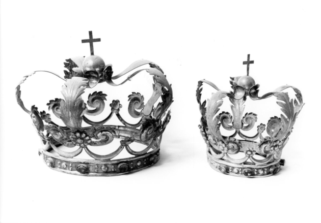 corona da statua, serie - bottega lucchese (?) (sec. XVIII)