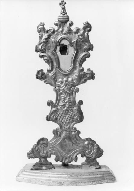 reliquiario - bottega lucchese (?) (fine/inizio secc. XVIII/ XIX)