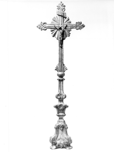 croce d'altare - bottega toscana (fine/inizio secc. XVIII/ XIX)