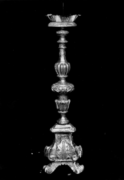 candeliere, serie - bottega toscana (seconda metà sec. XIX)