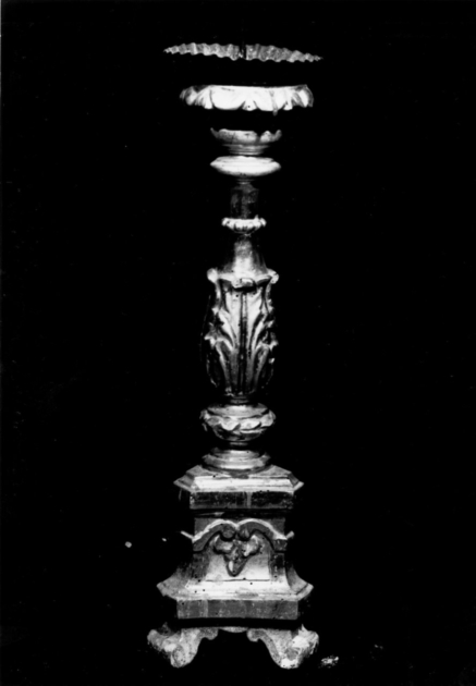 candeliere, serie - bottega toscana (seconda metà sec. XIX)