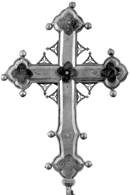 croce processionale - bottega lucchese (metà sec. XV)