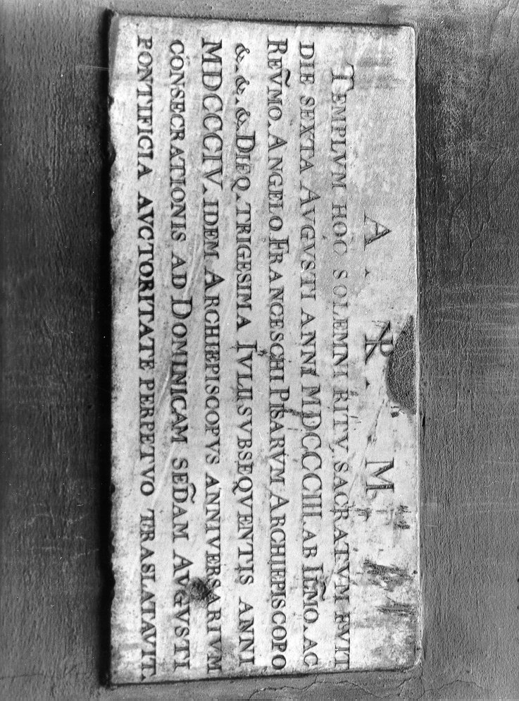 lapide - ambito toscano (sec. XIX)