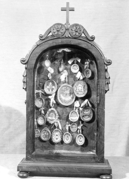 reliquiario - a tabella - manifattura toscana (sec. XVII)