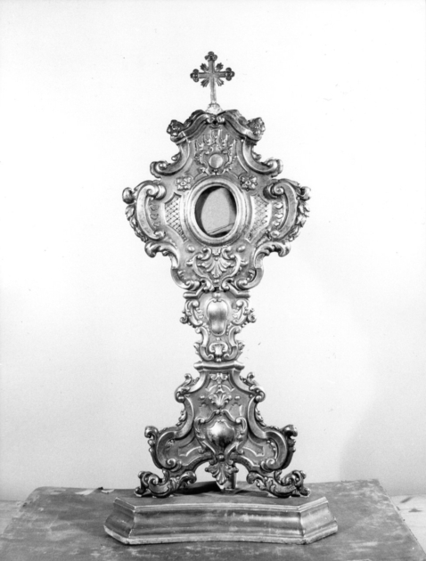 reliquiario - a ostensorio - bottega lucchese (sec. XVIII)