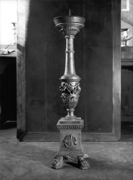 candeliere, serie - manifattura lucchese (prima metà sec. XIX)