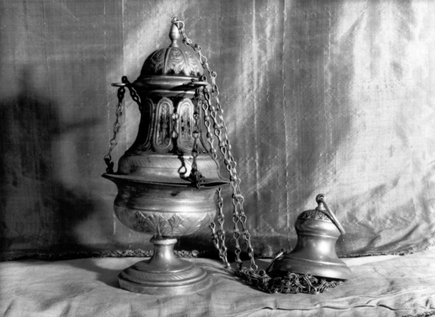 turibolo - bottega italiana (fine/inizio secc. XVIII/ XIX)