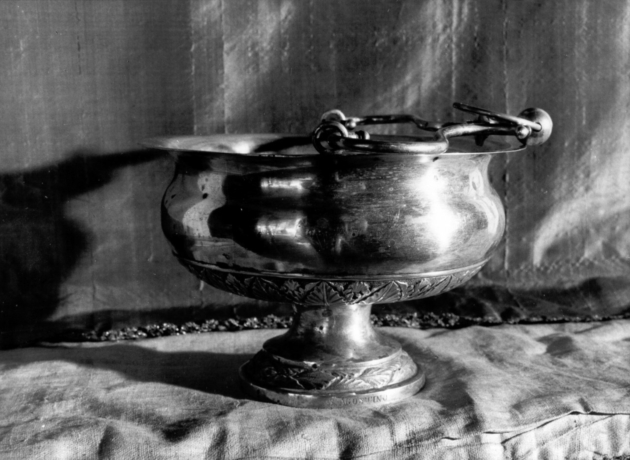 secchiello per l'acqua benedetta - bottega lucchese (prima metà sec. XIX)