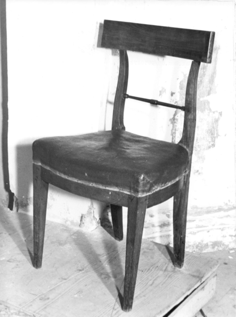 sedia - manifattura italiana (seconda metà sec. XVIII)