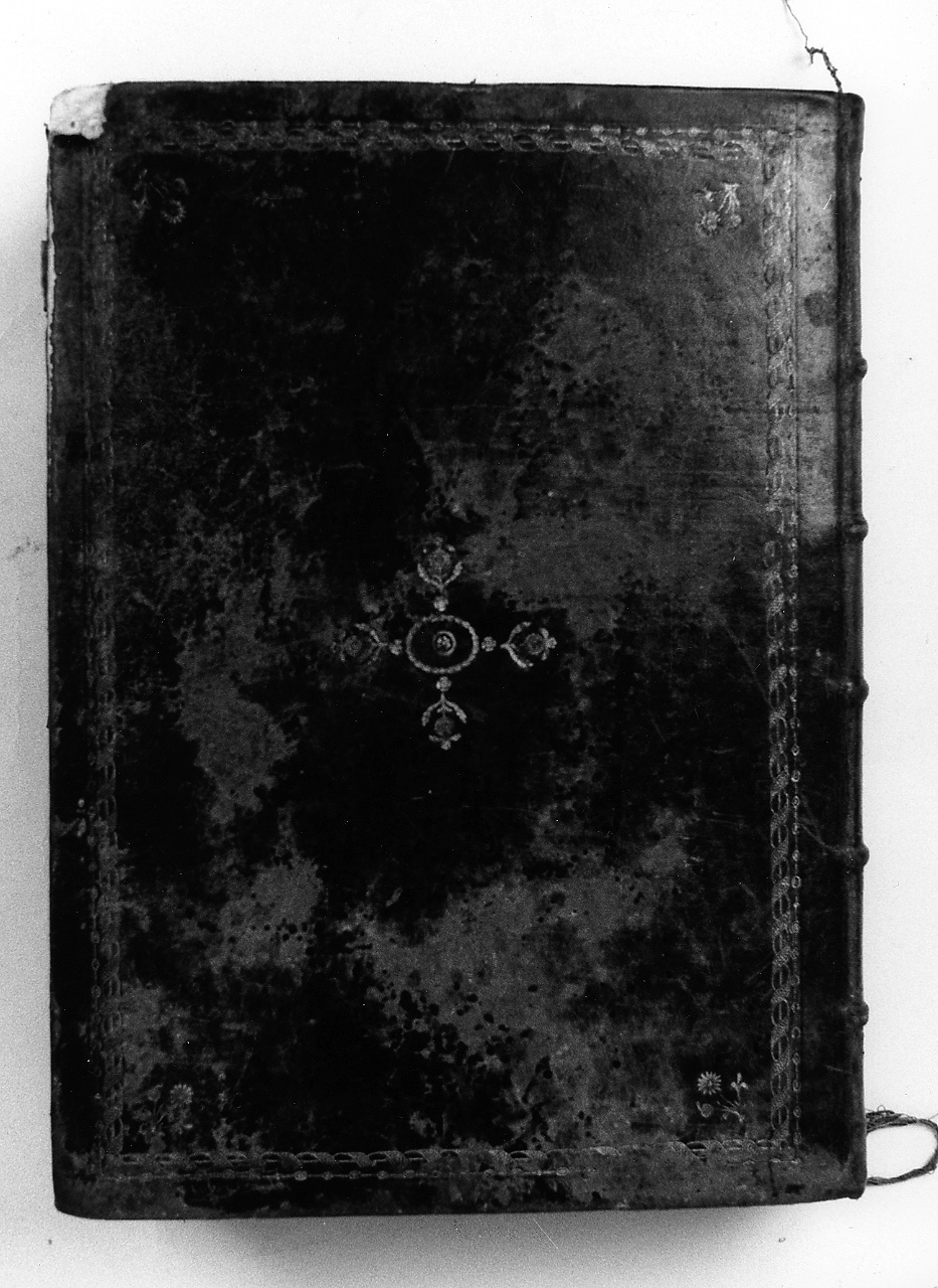 coperta di libro liturgico, opera isolata - bottega torinese (ultimo quarto sec. XVIII)