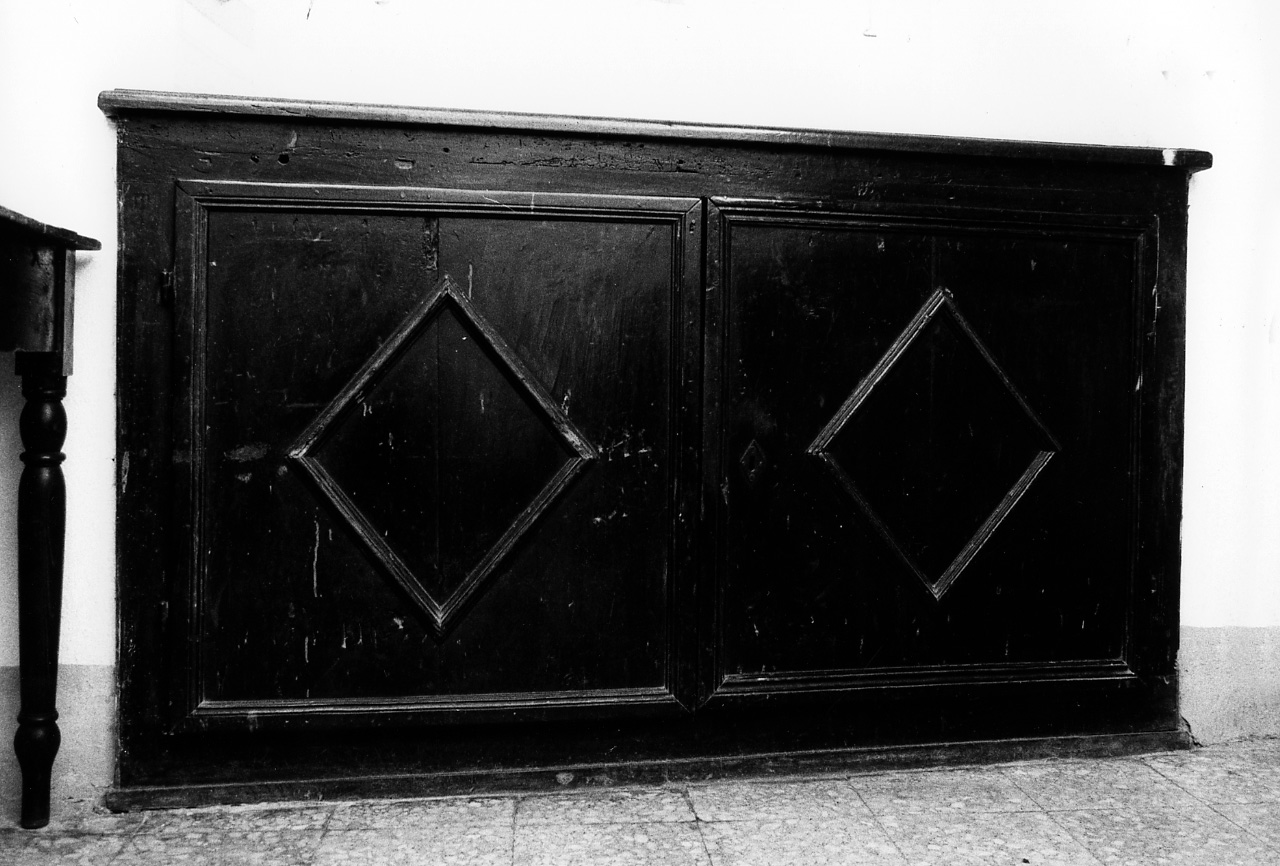 armadio - a muro, serie - bottega pontremolese (?) (sec. XVII)