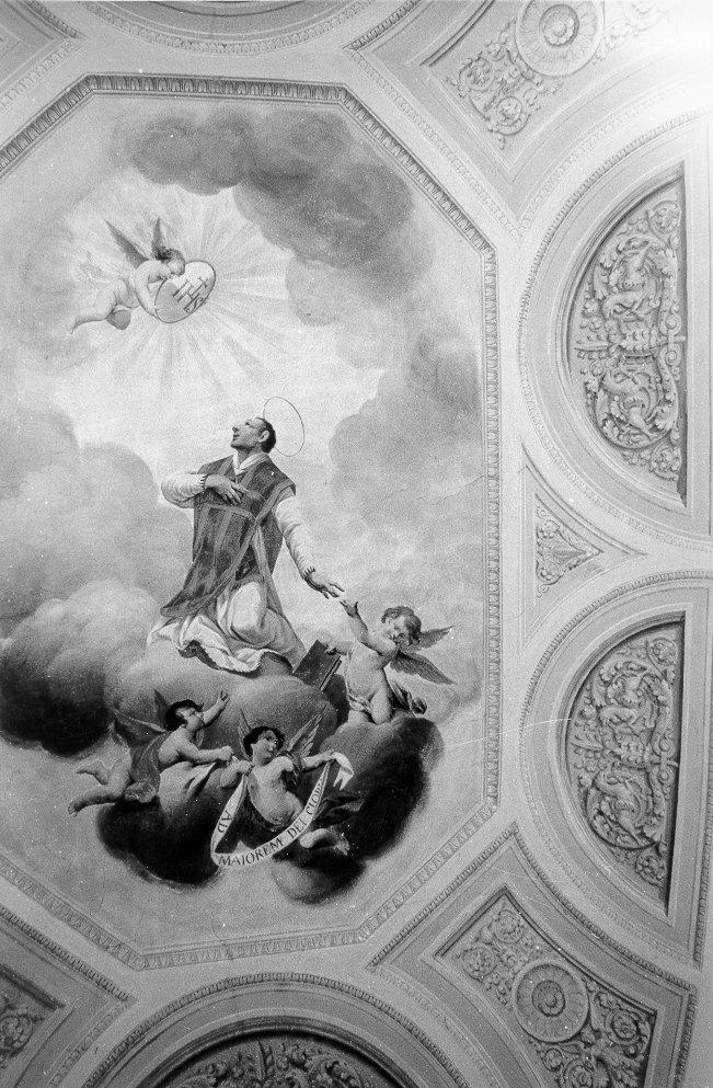 Estasi di Sant'Ignazio di Loyola, Sant'Ignazio di Loyola (dipinto, complesso decorativo) di Contestabili Niccolò (sec. XIX)