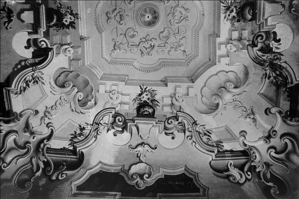 Salone detto dei "Ratti", elementi decorativi (dipinto, complesso decorativo) di Natali Giovan Battista (sec. XVIII)