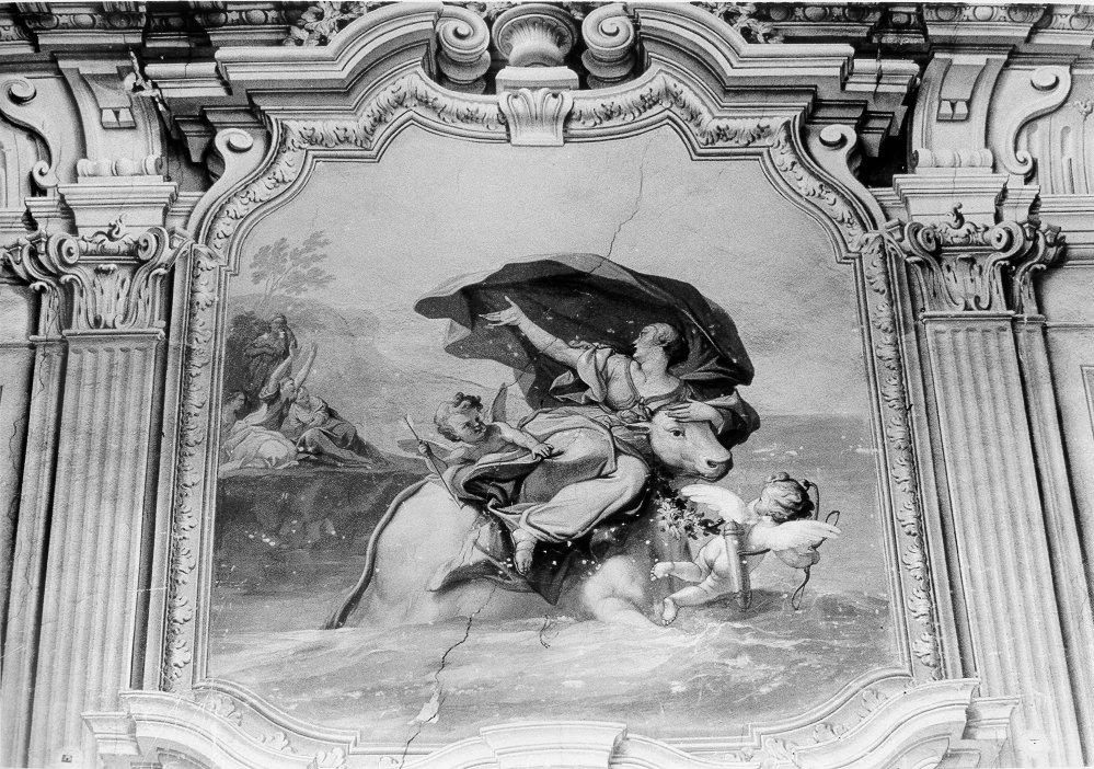 ratto di Europa (dipinto, complesso decorativo) di Galeotti Giuseppe (sec. XVIII)