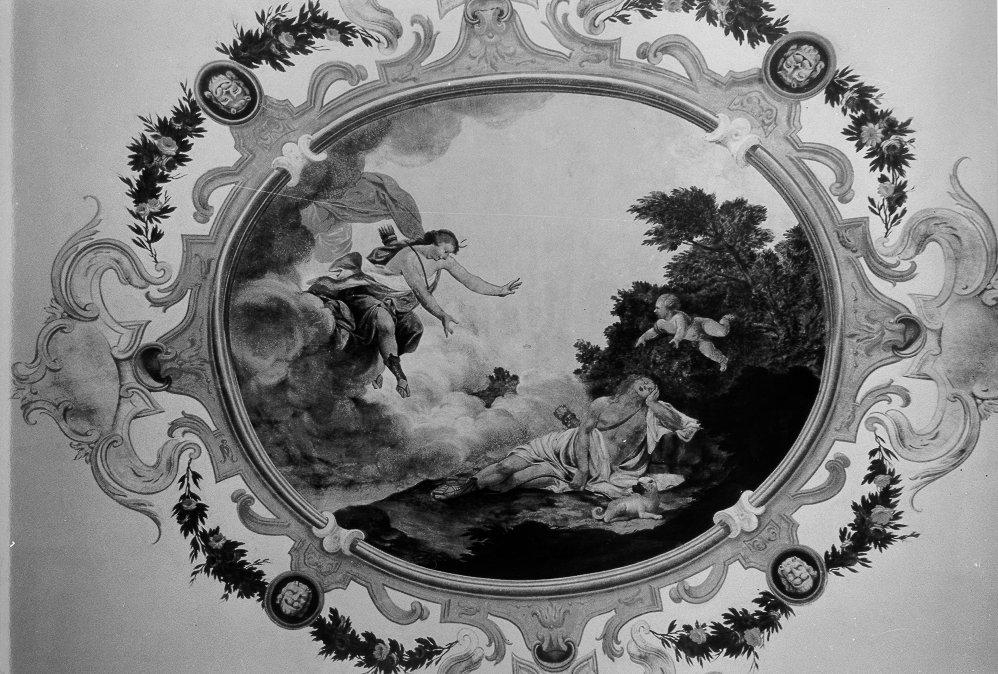 riposo del Fauno, Fauno (dipinto, complesso decorativo) di Contestabili Niccolò (sec. XVIII)