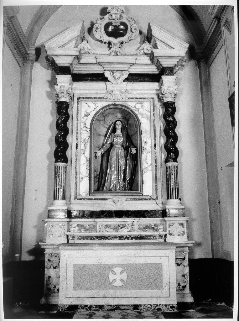 altare, opera isolata - ambito lunigianese (seconda metà sec. XVII)