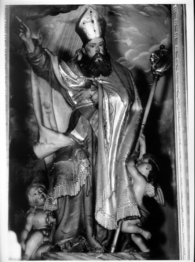 SAN BIAGIO (statua, opera isolata) - bottega padana (prima metà sec. XVIII)