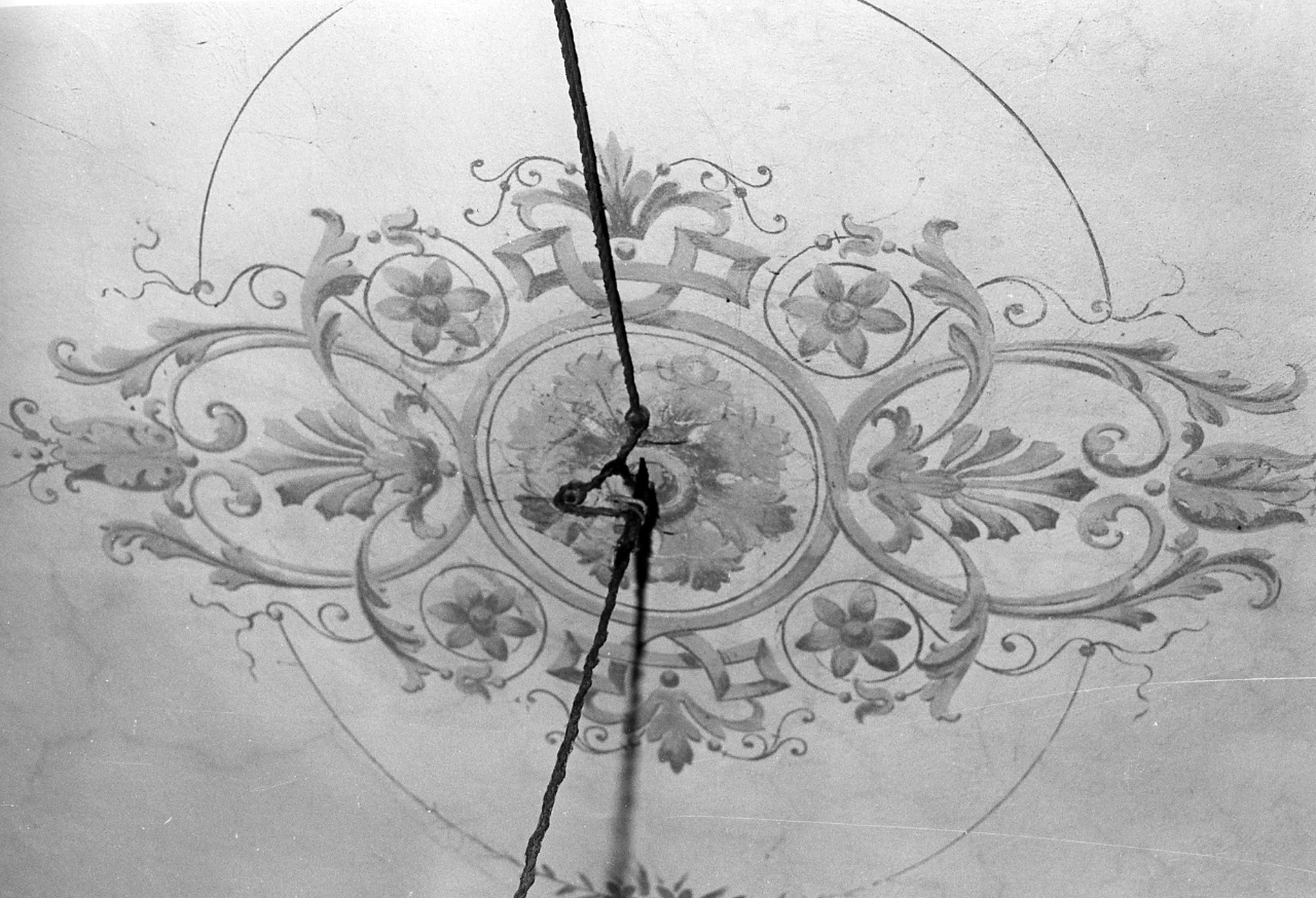 motivi decorativi geometrici e vegetali (dipinto, complesso decorativo) - ambito toscano (sec. XIX)