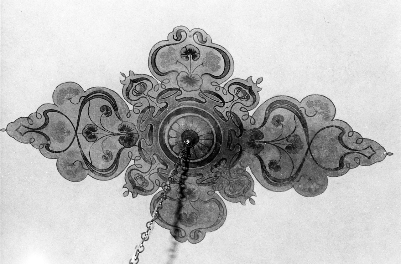 motivo decorativo floreale (dipinto, complesso decorativo) - ambito ligure (sec. XIX)