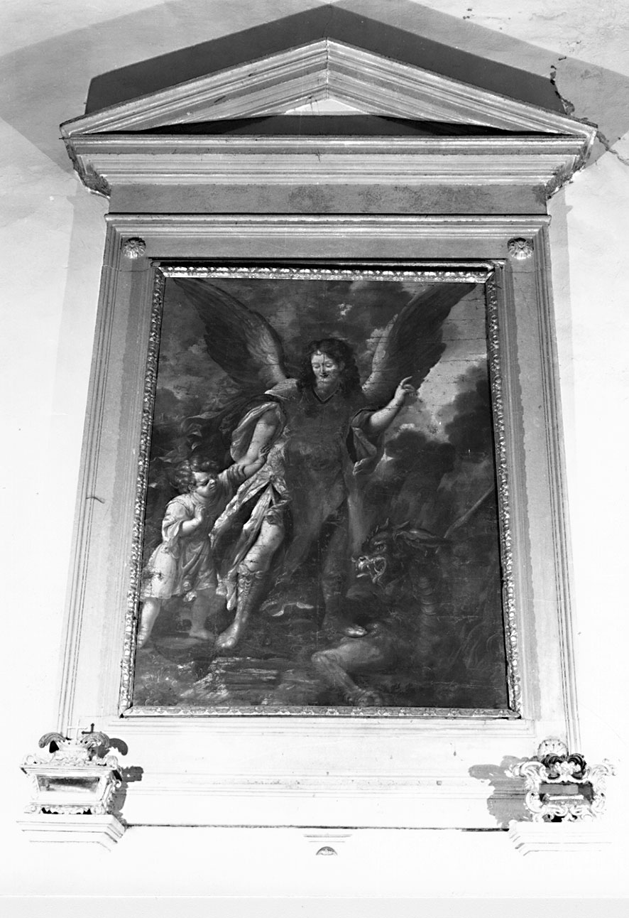 ANGELO CUSTODE (dipinto) - ambito toscano (prima metà sec. XVII)