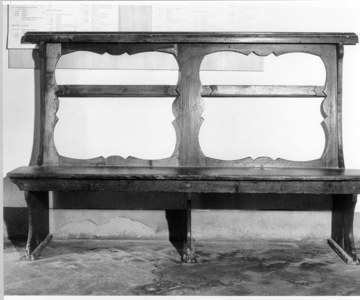 panca - bottega toscana (metà sec. XIX)