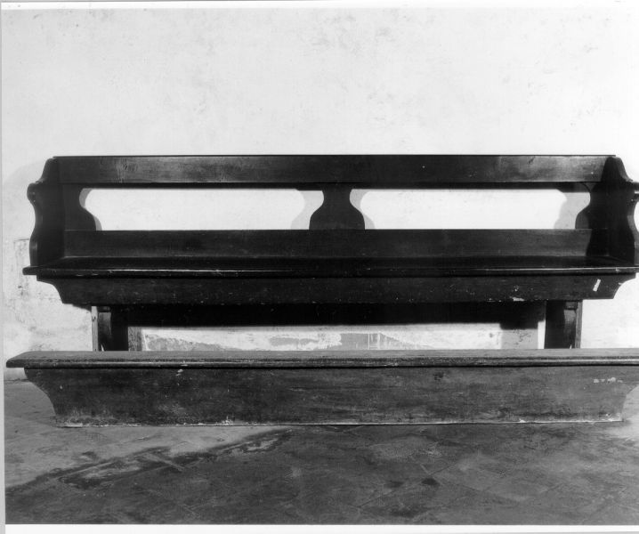 panca - bottega toscana (metà sec. XIX)