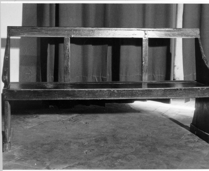 panca - bottega toscana (metà sec. XIX)