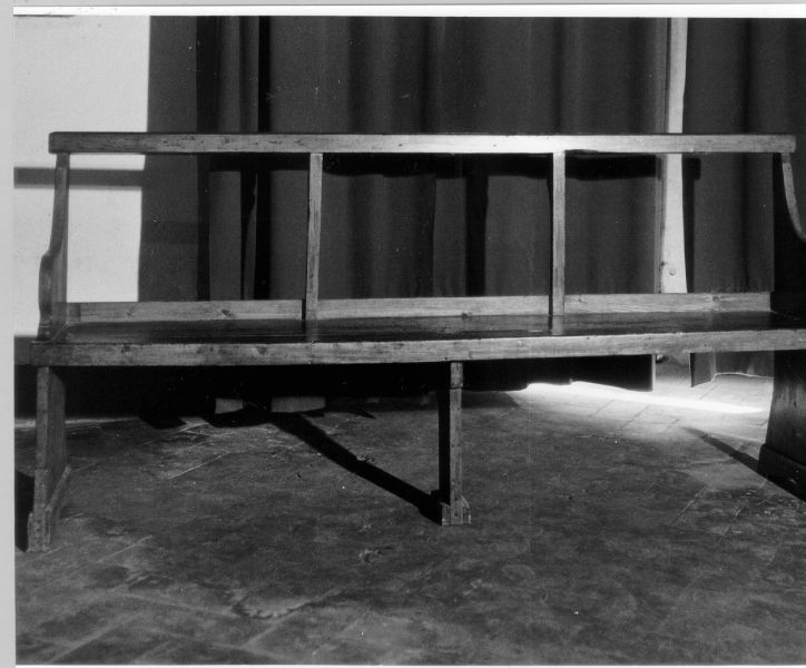 panca - bottega toscana (metà sec. XIX)