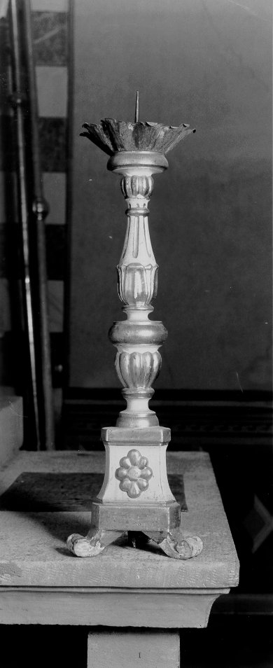 candeliere, serie - bottega italiana (metà sec. XVIII)