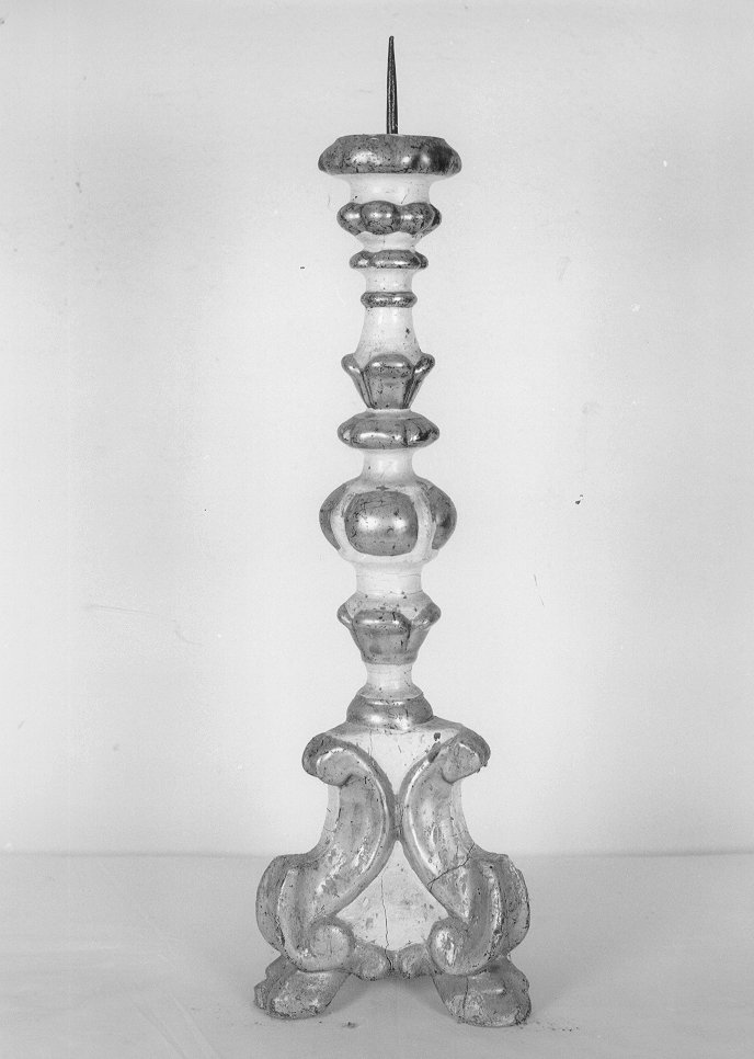 candeliere, serie - bottega italiana (metà sec. XIX)