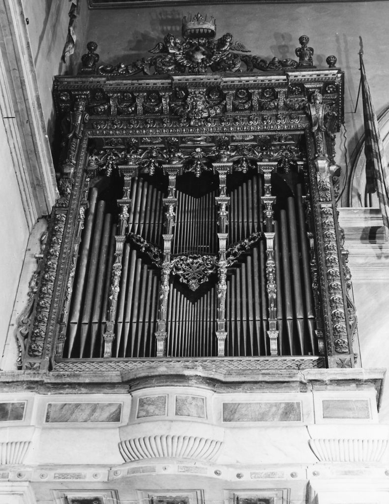 tribuna d'organo di Fancelli Giovanni Paolo, Vasari Giorgio (sec. XVI)