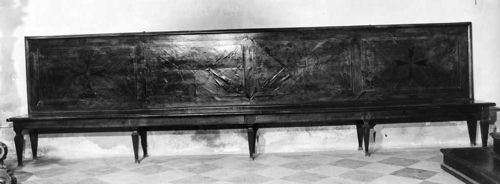 panca, coppia - bottega italiana (sec. XVIII)