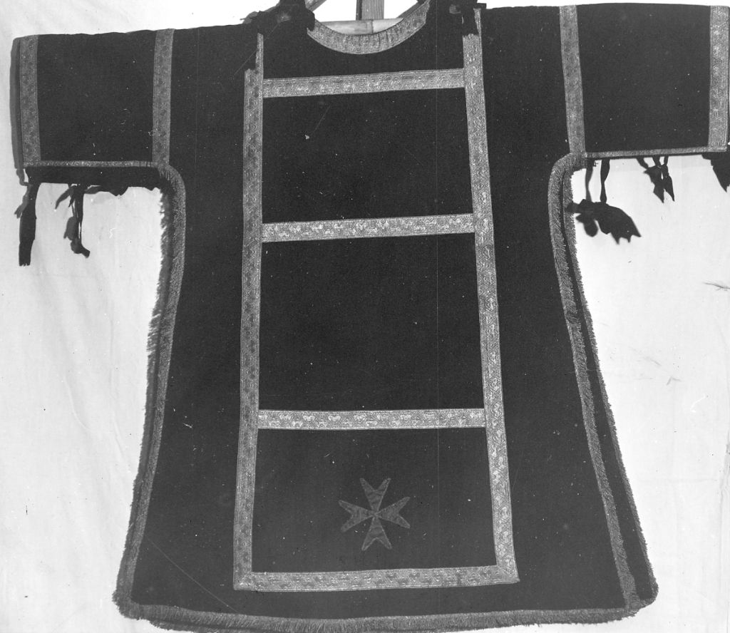 paramento liturgico - in terzo - manifattura italiana (metà sec. XIX)