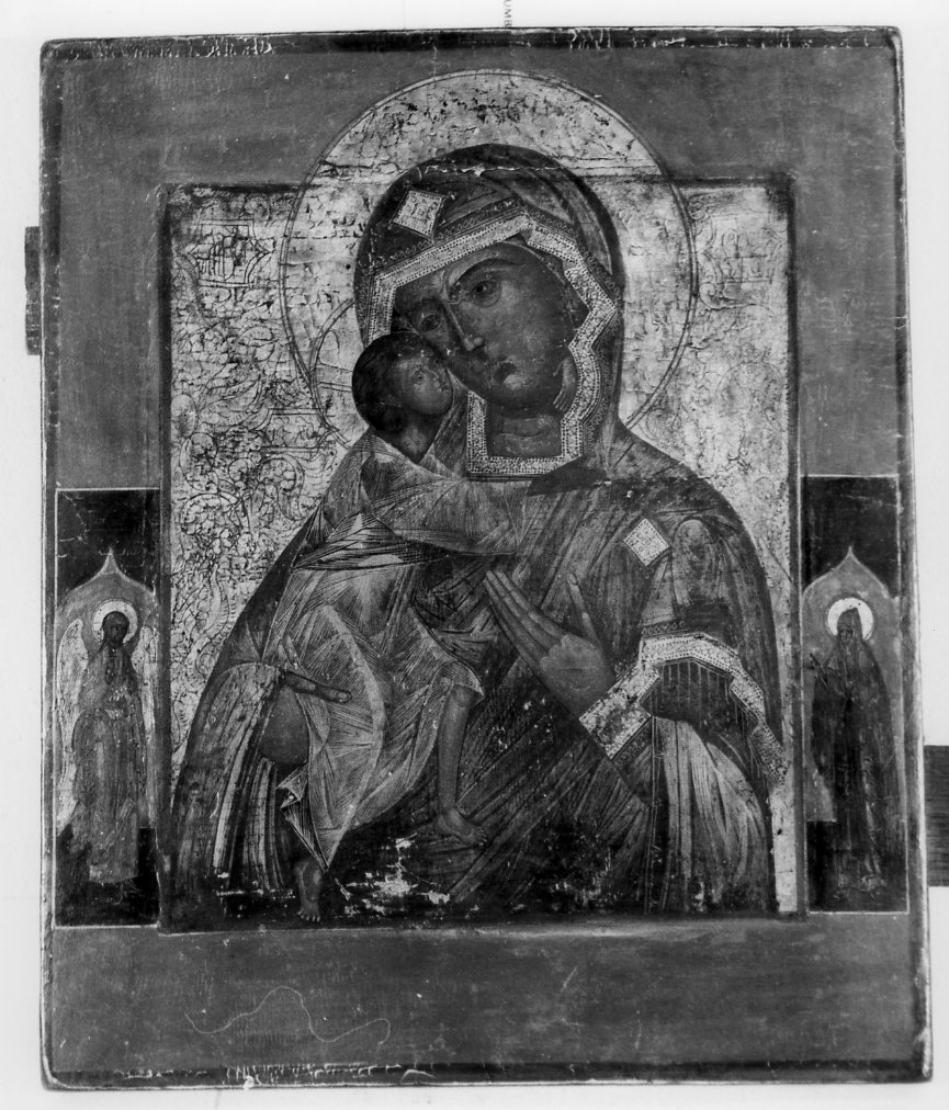Madre di Dio Feodorovskaia, Madonna con Bambino (icona) - ambito russo (sec. XIX)
