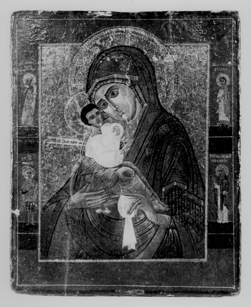 Madonna con Bambino (icona) - ambito russo (sec. XX)