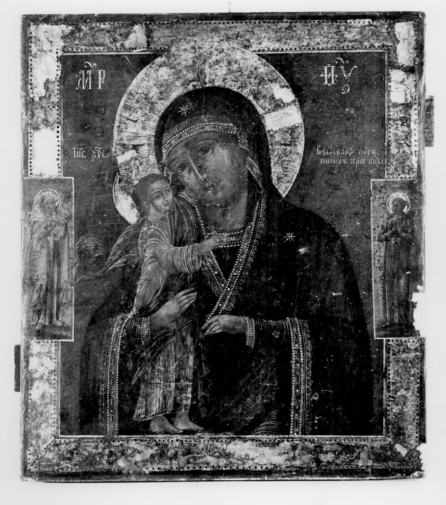 Madonna con Bambino (icona) - ambito russo (sec. XIX)