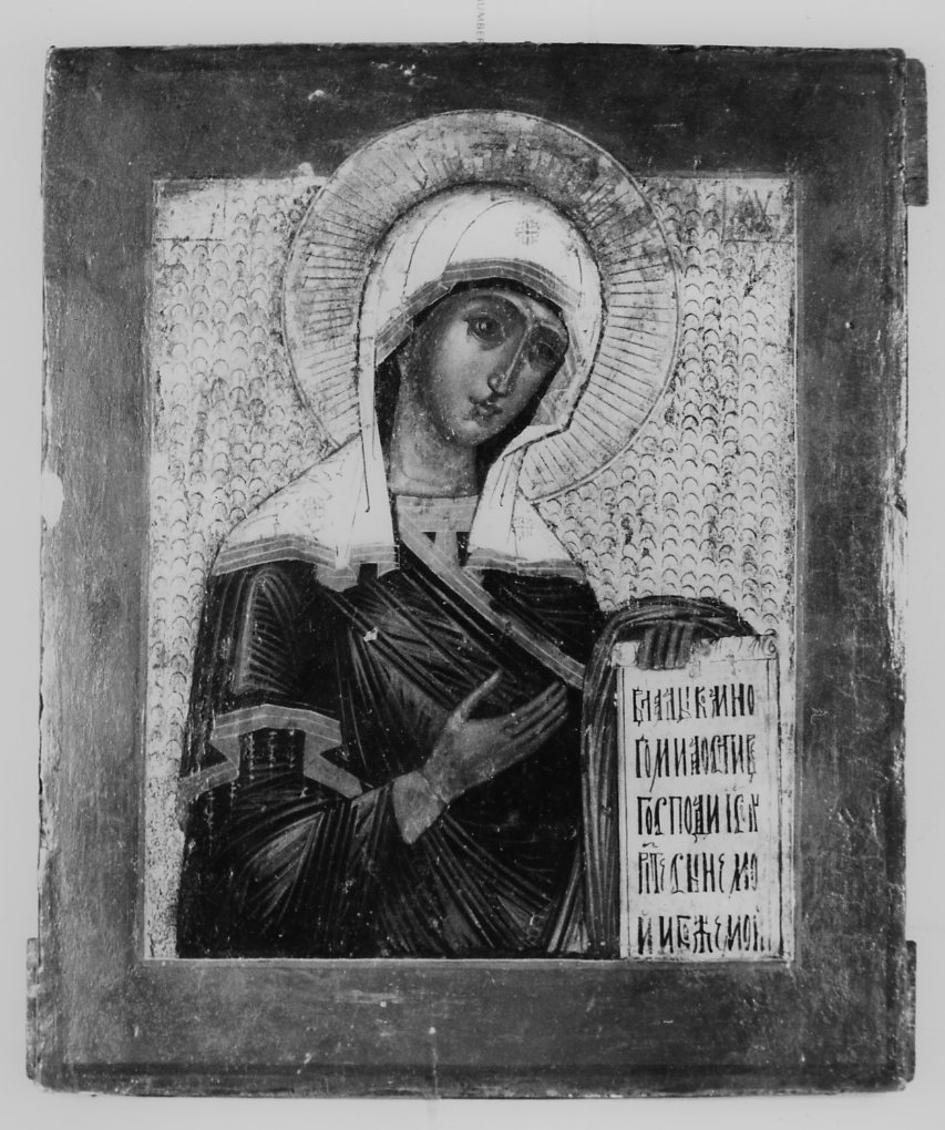 Madre di Dio della Deesis, (?) (icona) - ambito russo (sec. XIX)