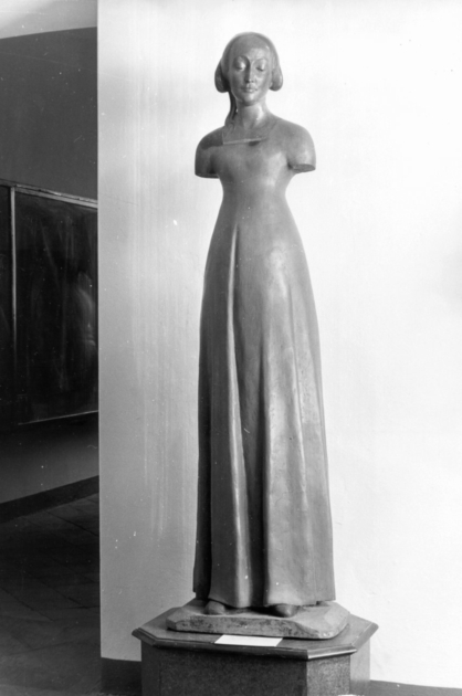 MADONNA ANNUNCIATA (statua) - bottega lucchese (sec. XV)