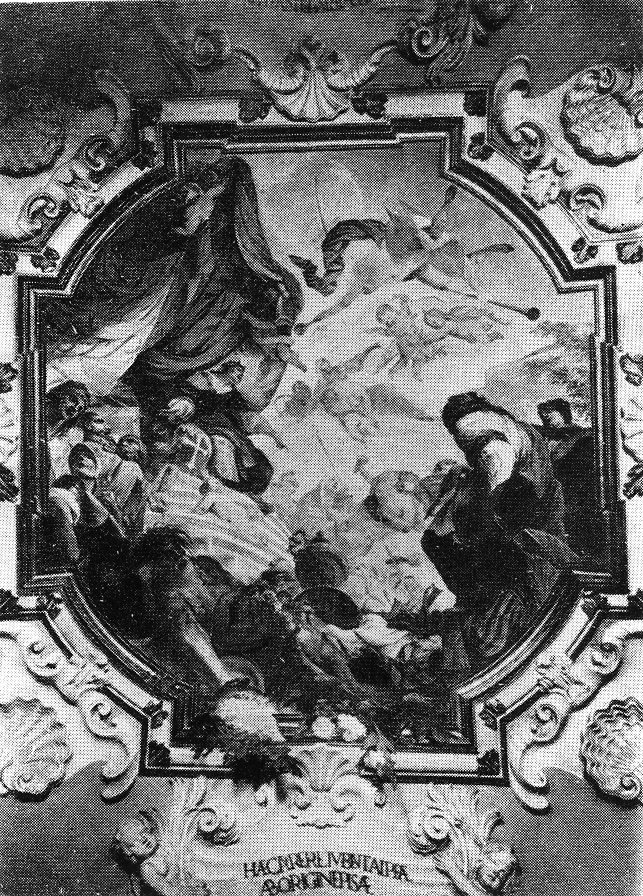 allegoria della Giustizia e di Pisa (decorazione pittorica) di Melani Francesco, Melani Giuseppe (sec. XVIII)