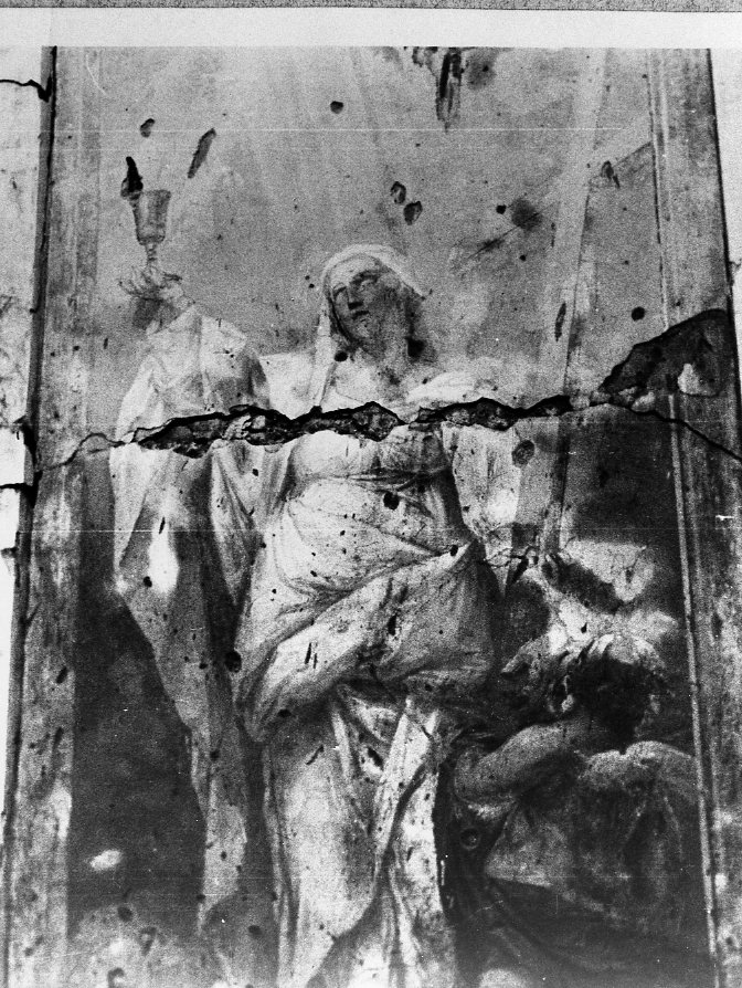 Non identificabile (decorazione pittorica, frammento) di Tempesti Giovanni Battista, Cioffi Pasquale (sec. XVIII)
