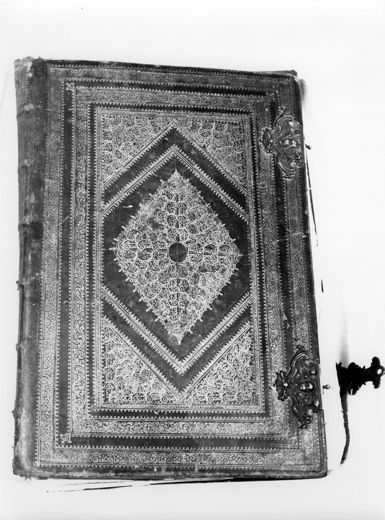 coperta di libro liturgico - manifattura toscana (sec. XVII)
