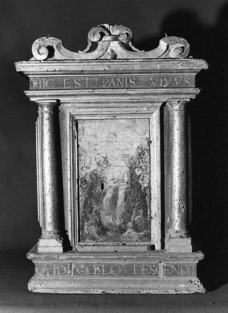 resurrezione di Cristo (tabernacolo - a frontale architettonico) - bottega toscana (inizio sec. XVII)