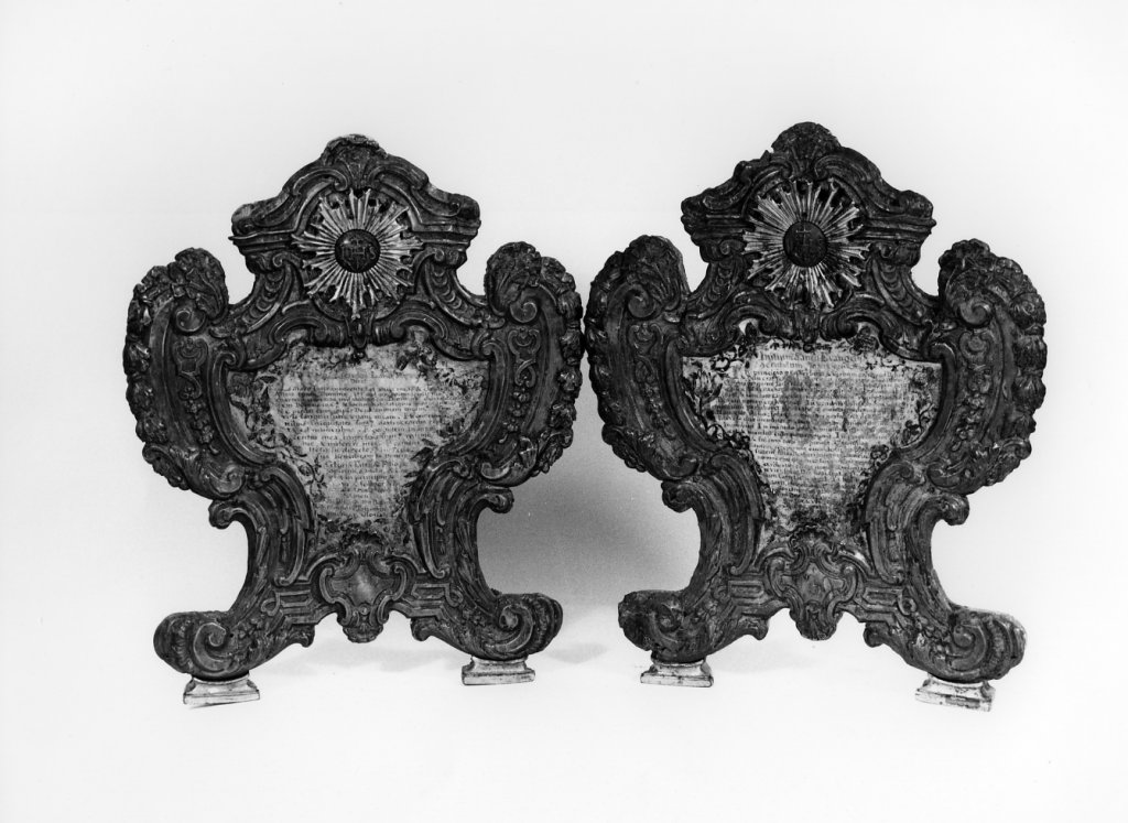 cartagloria, coppia - ambito toscano (fine sec. XVII)