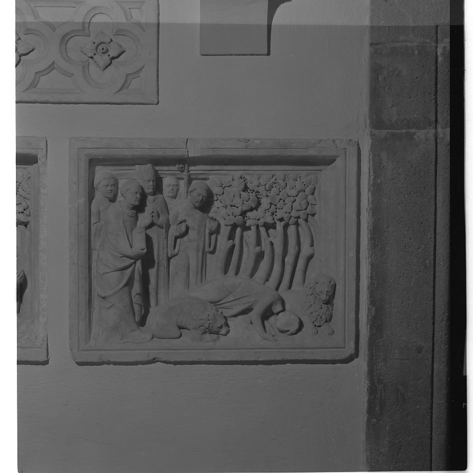 Ritrovamento del corpo di S. Vittore (formella) di Giovanni di Agostino (attribuito) (prima metà sec. XIV)
