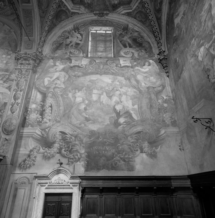 Mosè spezza le tavole della legge (dipinto, complesso decorativo) di Guidi Rinaldo, Mota Antonio (seconda metà, inizio sec. XVII, sec. XVIII)