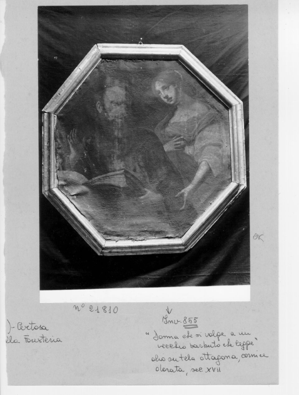 San Matteo e l'angelo (dipinto) - bottega toscana (sec. XVII)