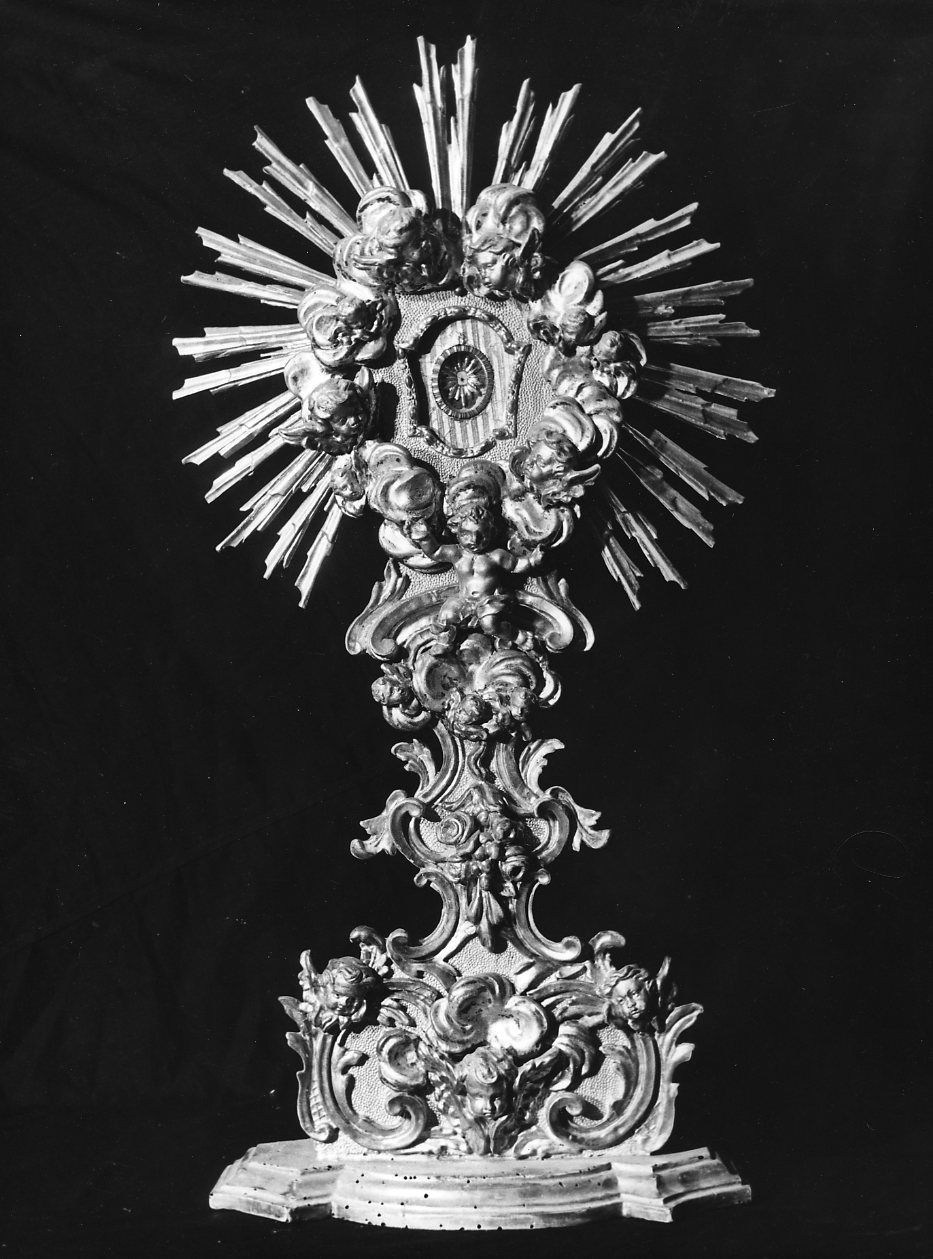 reliquiario - a ostensorio - bottega italiana (metà sec. XVIII)