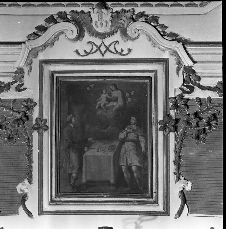 La madonna con Santi (dipinto) - ambito italiano (sec. XVIII)