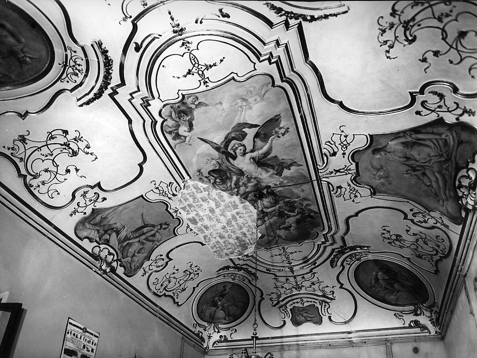 allegorie dei quattro elementi: aria (decorazione plastico-pittorica) di Tempesti Giovanni Battista (attribuito) (seconda metà sec. XVIII)